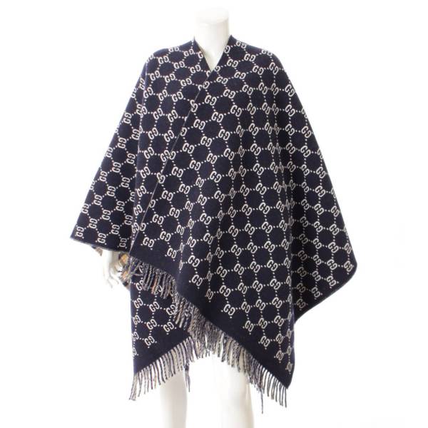 グッチ 19AW リバーシブル ポンチョ 597524