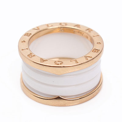 ブルガリ BVLGARI フィオレヴァー リング 一粒ダイヤモンド0.10ct D-F