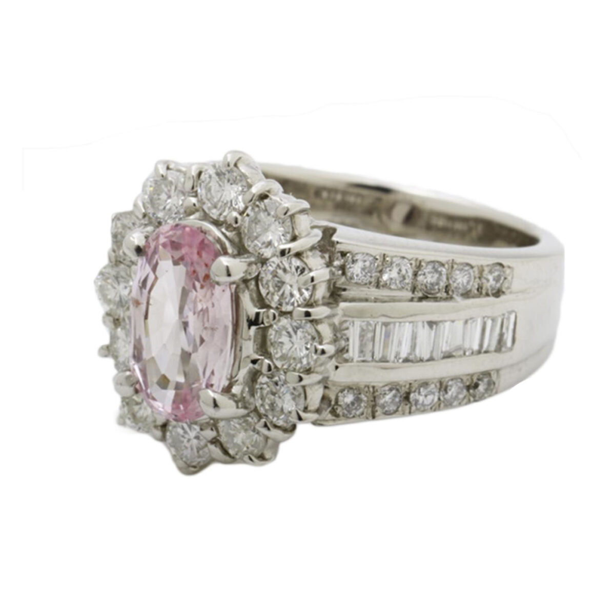 ピンクサファイア　リング 2.1ct×ダイヤ1.867ct