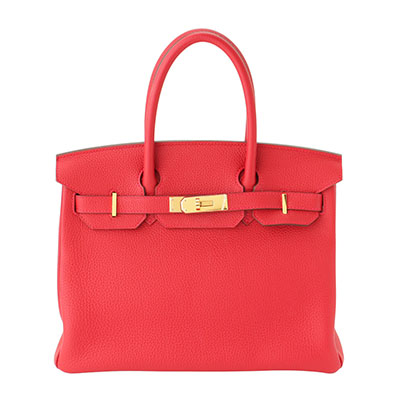 エルメス バーキン30 トゴ ルージュグレナ A刻印