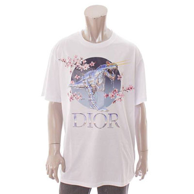 ディオールオム 空山基コラボ ダイナソーロボット Tシャツ