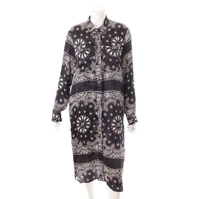 アミリ シルク シャツ ワンピース