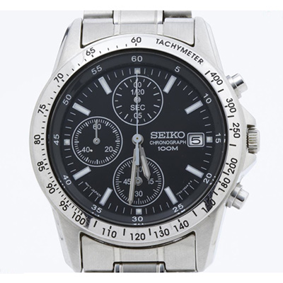 セイコー クロノグラフ クォーツ 腕時計 7T92-0DW0