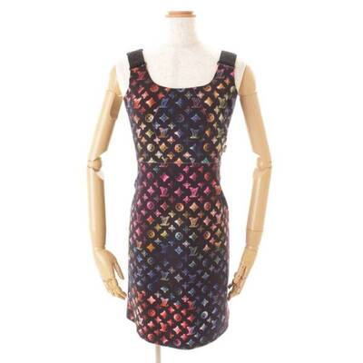 ルイヴィトン(Louis Vuitton) MAHINA ネオン モノグラム フィット ミニ ドレス