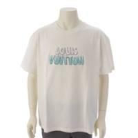 ヴィトン 23AW ビーズロゴ 刺繍 コットン Tシャツ