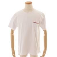 トムブラウン ウェイトジャージーポケット Tシャツ MJS010A-01454100 ホワイト