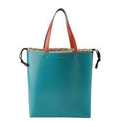 マルニ Marni ミュゼオ シャイニースムースカーフスキン トートバッグ shmpV02Y00LV639 バイカラー