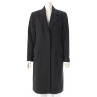マックスマーラ MAX MARA ウール×カシミヤ 白タグ ロング チェスター コート アウター ダークグレー 40