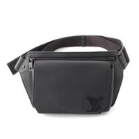 ルイヴィトン LOUIS VUITTON LVアエログラム テイクオフスリング  トリヨンレザー バムバッグ メッセンジャーバッグ クロスボディ M57081 ブラック