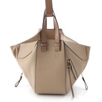 ロエベ LOEWE ハンモック コンパクト ソフトグレインカーフ 2way  ハンドバッグ スモール ショルダー クロスボディ サンド ベージュ