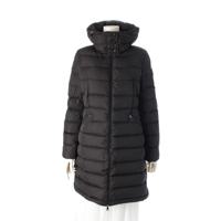 モンクレール MONCLER 17年 FLAMMETTE ナイロン フード ダウンコート アウター ブラック 1