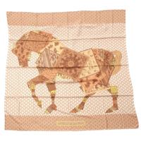 エルメス HERMES カシミヤ×シルク カレジェアン 140