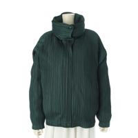 プリーツプリーズ イッセイミヤケ PLEATS PLEASE ISSEY  ブルゾン ダウンジャケット アウター PP03-ZD581 グリーン 3