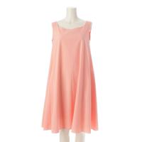 フォクシー ニューヨーク FOXEY NEW YORK 21年 ノースリーブ ミニ ワンピース ドレス 41713 オレンジ 38
