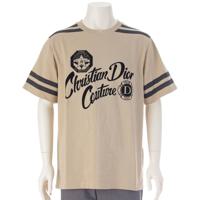 ディオール Dior 24SS ロゴ クチュール リラックスフィット  半袖Ｔシャツ トップス カットソー 483J636B0554 ベージュ L