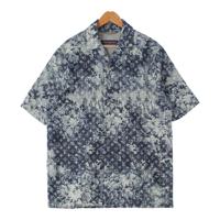 ルイヴィトン LOUIS VUITTON 半袖シャツ RM211M ZMC HKS02W インディゴ M