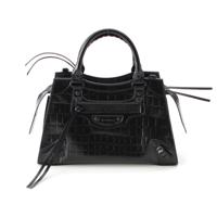 バレンシアガ BALENCIAGA ネオクラシック シティ クロコ調 2WAY ショルダー ハンドバッグ 638521 ブラック