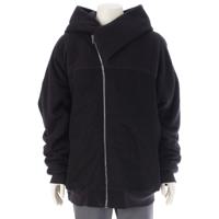 リックオウエンス ダークシャドウ Rick Owens DRKSHDW 20AW コットン モールスキン ジップアップ オーバーサイズ ブルゾン ジャケット アウター DU20F1773-FMY ブラック L
