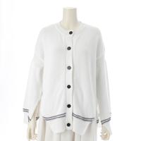 マルニ MARNI コットン ロゴ ニット カーディガン トップス CDMD0309Q0 ホワイト 36