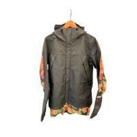 ジュンヤワタナベコムデギャルソン JUNYA WATANABE COMME des GARCONS 18AW ドッキング 花柄 ナイロン ポリエステル JB-J031 ブラック S マウンテンパーカー