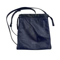 マルニ MARNI レザー ロゴ バイカラー 2way ショルダーバッグ ブラック ネイビー ショルダーバッグ