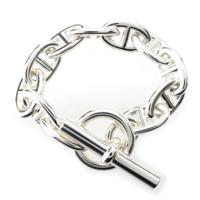 エルメス HERMES シェーヌダンクル TGM 11コマ ブレスレット アクセサリー Ag925 シルバー 104.9g