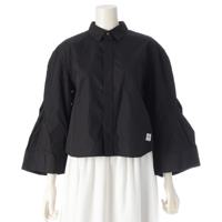 サカイ Sacai 23SS Thomas Mason コットンポプリン シャツ ブラウス ジャケット トップス 23-06715 ブラック 1