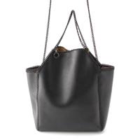ステラマッカートニー Stella McCartney エコレザー ファラベラ チェーン 2WAY ショルダーバッグ ブラック