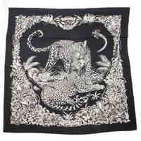 エルメス カレジェアン 140 JUNGLE LOVE カシミヤ ストール