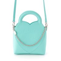 ティファニー TIFFANY&Co. リターントゥティファニー レザー ハートモチーフ 2way ショルダー ハンドバッグ ブルー