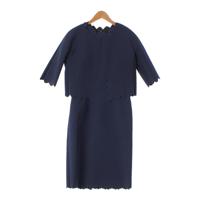 コムデギャルソン COMME des GARCONS 99SS ボンディング スリッド カーディガン ノースリーブ ワンピースセットアップ アンサンブル ネイビー S