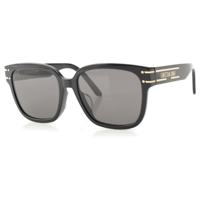 クリスチャンディオール Christian Dior ロゴ スクエア サングラス アイウェア DIS40075F ブラック ゴールド 58□18