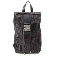 フェンディ FENDI キャンバス ズッカ フェンディネス リュック デイパック 7VZ067 ブラック