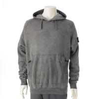 ストーンアイランド STONE ISLAND コットン ダストカラー加工 パーカー トップス プルオーバー フーディ 741562090 グレー M