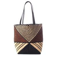 ロエベ LOEWE パズルフォルド ラフィア トートバッグ 652405 ブラウン ベージュ