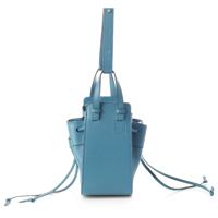 ロエベ LOEWE ハンモック ミニ アナグラム ドローストリング ショルダーバッグ ブルー