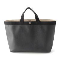 エルベ・シャプリエ Herve Chapelier コーテッドキャンバス 舟形 トートバッグ ハンドバッグ 705GP ブラック