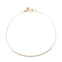 ヴァンドーム青山 Vendome Aoyama K18 YG ダイヤモンド ブレスレット アクセサリー ジュエリー K18 AGVB4838LSDI ゴールド 0.27ct 1.9g
