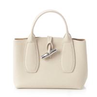 ロンシャン Longchamp ロゾ トップハンドル ハンドバッグ 鞄 アイボリー