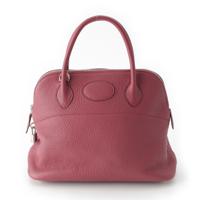 エルメス HERMES □O刻印 トリヨンクレマンス ボリード31 シルバー金具 ハンドバッグ
