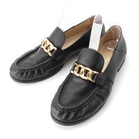 トッズ TOD’S レザー チェーン金具 ローファー