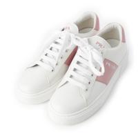 プラダ PRADA レザー ロゴ ローカット