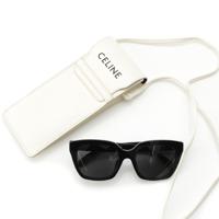 セリーヌ CELINE 別売りショルダーケース付 ロゴ スクエア