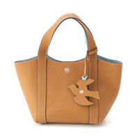 モワナ MOYNAT デュオ レザー スワローチャーム付き