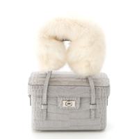 フォクシー FOXEY レザー ミンクファー ジュエルボックス
