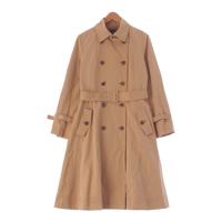 フォクシー FOXEY 21年 モノグラムトレンチ Coat Monogram Trench ナイロン ベルテッド