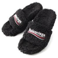 バレンシアガ BALENCIAGA ロゴ ムートン ボア