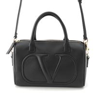 ヴァレンティノ VALENTINO レザー Vロゴ 2way ショルダー ミニ ボストンバッグ ハンドバッグ 1W5B0I20MNL ブラック