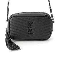 サンローラン SAINT LAURENT ルー カメラバッグ YSLロゴ タッセル チェーン ショルダーバッグ