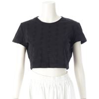 シャネル CHANEL 97P ナイロン ヴィンテージ ココマーク クロップド チビ 半袖Ｔシャツ